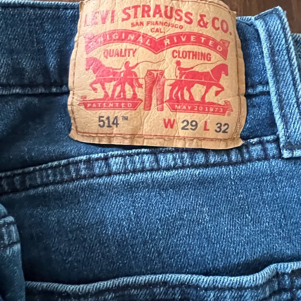 Levi’s jeans, 514,  w 29 l 32, never worn